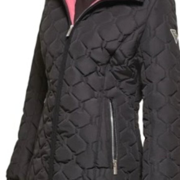 GUESS Women's Short Light-Weight Jacket, QUILTED - Picture 9 of 14